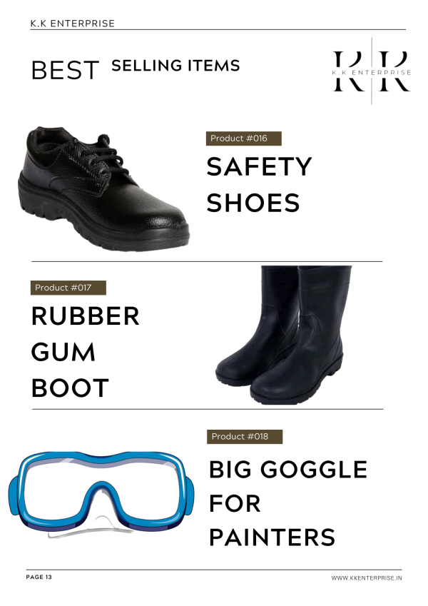 Safety Shoes & Safety Goggles