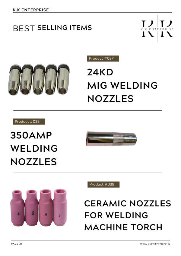 Welding Nozzles, Welding Torch, Welding Helmets & Welding Filler Wires