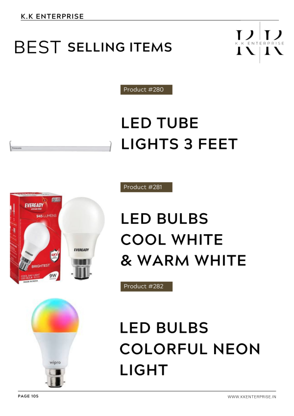 Led Strips Led Bulbs Led Tubelight & Led Downlights
