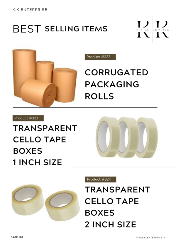 Cello Brown & Masking Tapes