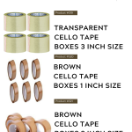 Cello Brown & Masking Tapes